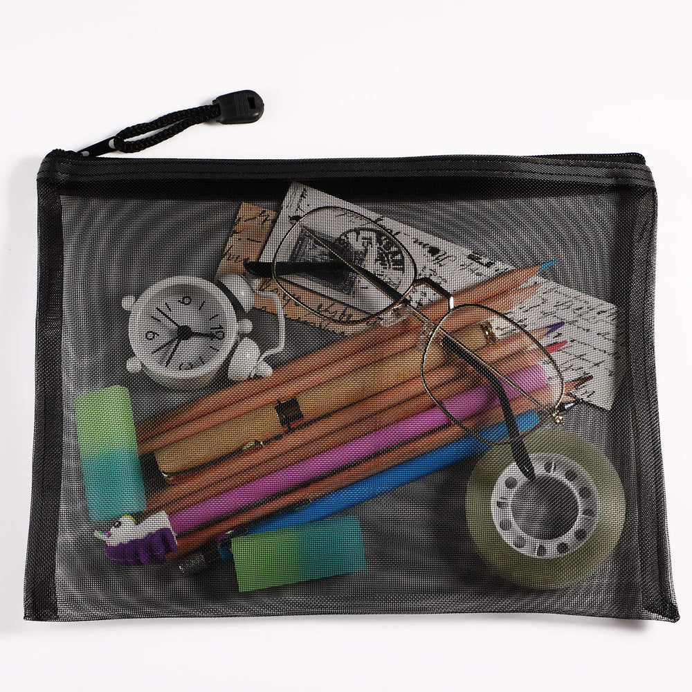 Norme mesh bags in a 10-piece set for organization.