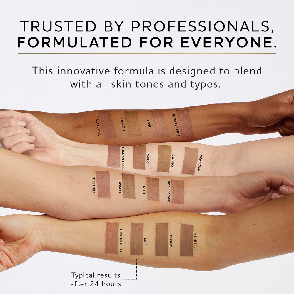 Norvell Premium Spray Tan Solution Dark bottle closeup emphasizing color development