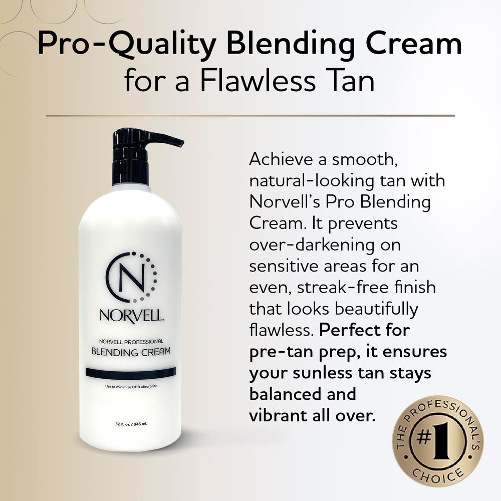 Norvell Pro-Blending DHA Barrier Cream protects feet and soles from over-darkening