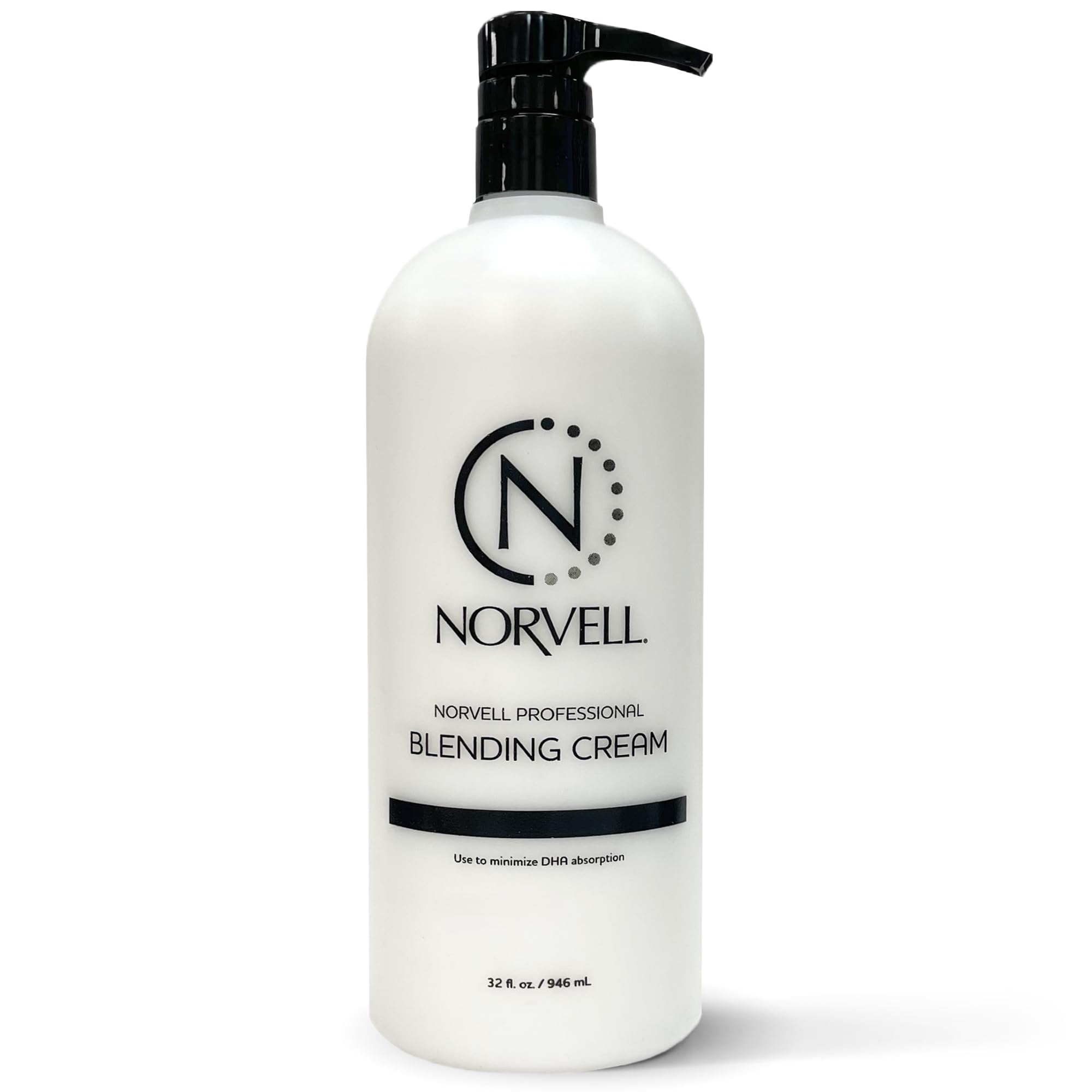 Norvell Pro-Blending DHA Barrier Cream jar close-up for even tan prep