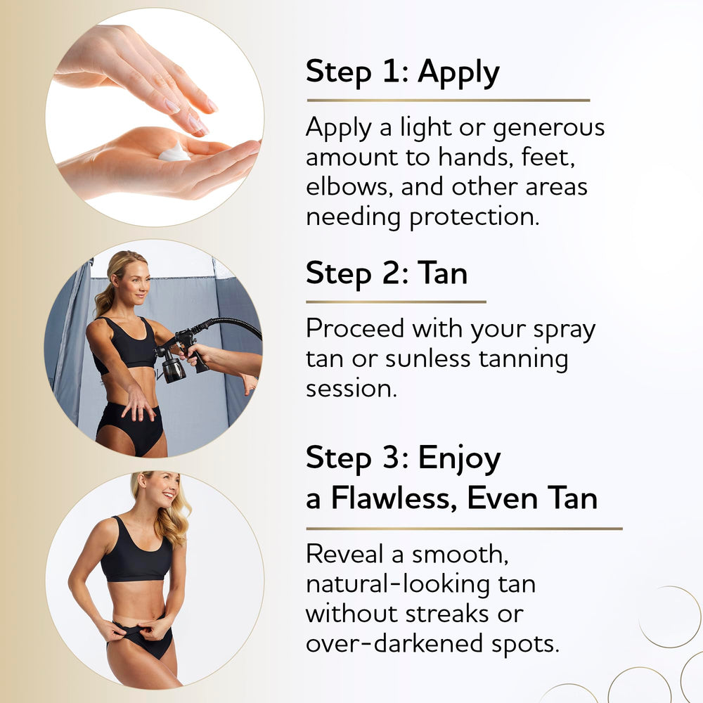 Norvell Pro-Blending DHA Barrier Cream used during spray tan prep for smoother transition