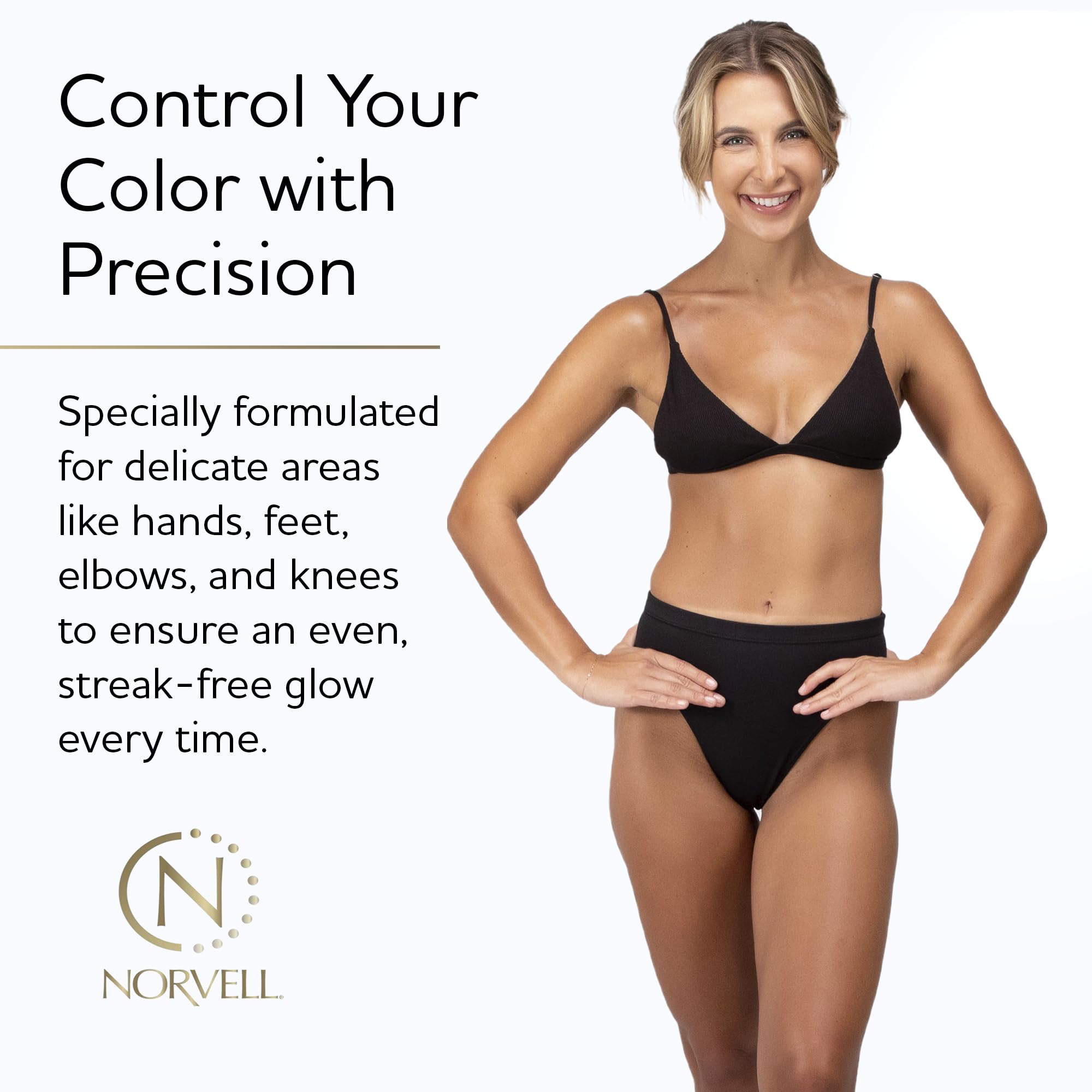 Unscented Norvell barrier cream suitable for all skin types before tanning