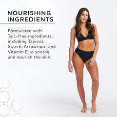 Norvell Tan-Lucent target areas such as knees and elbows for even texture