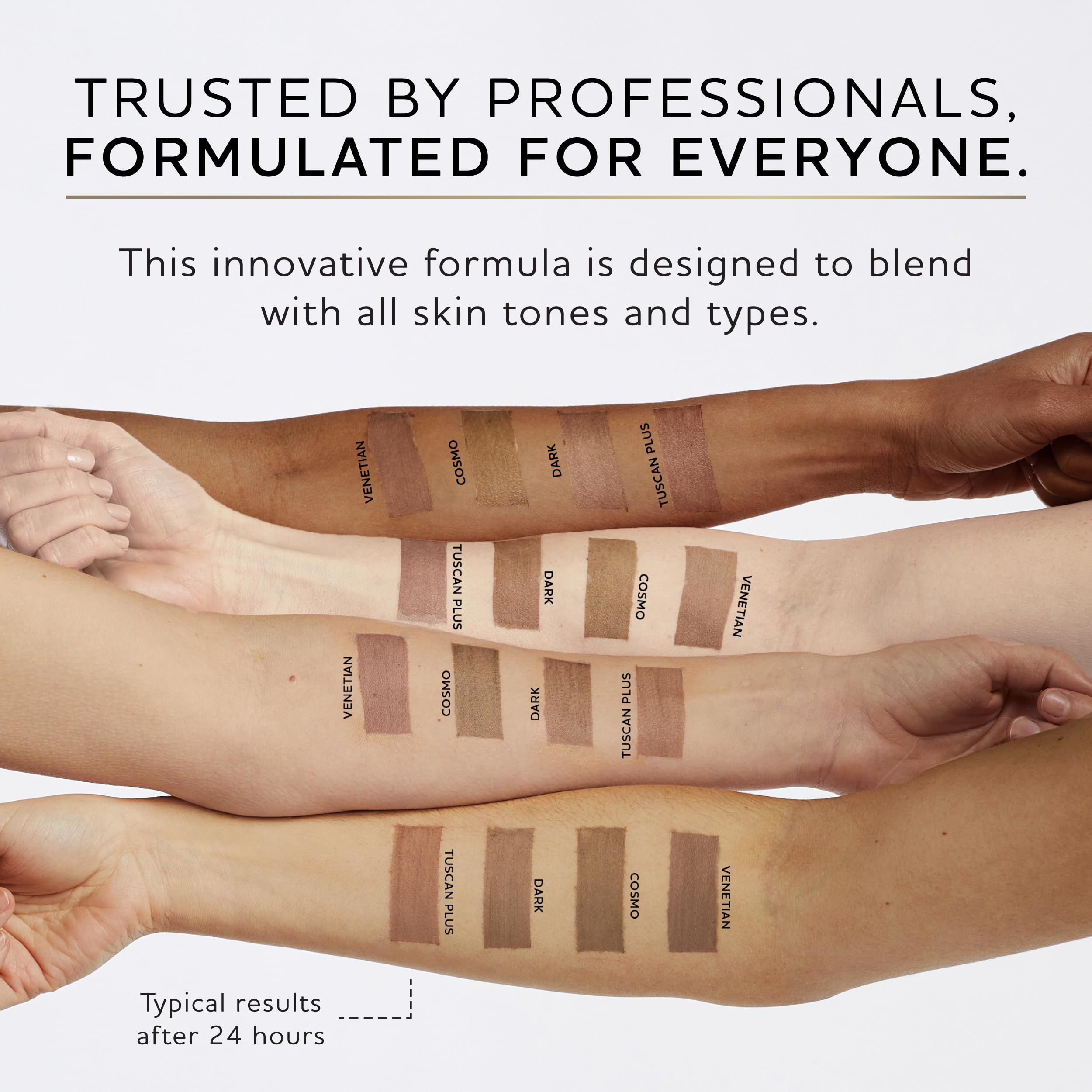 Norvell Tuscan Plus after-application glow suggests long-lasting color