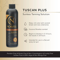 Norvell Tuscan Plus spray gun demonstrates professional, even application
