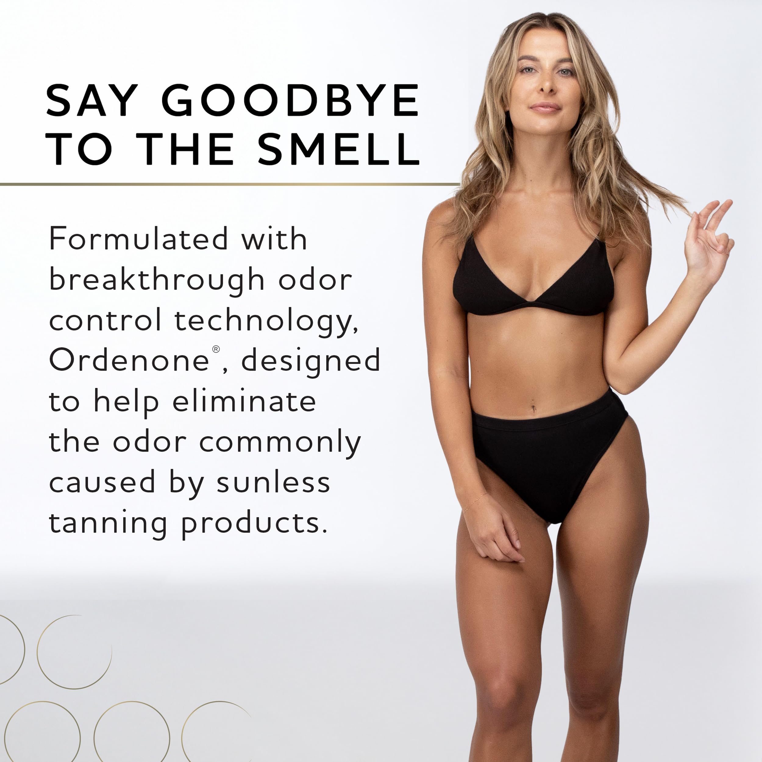 Norvell Tuscan Rapid Self-Tanning Mousse quick-dry formula for busy schedules.