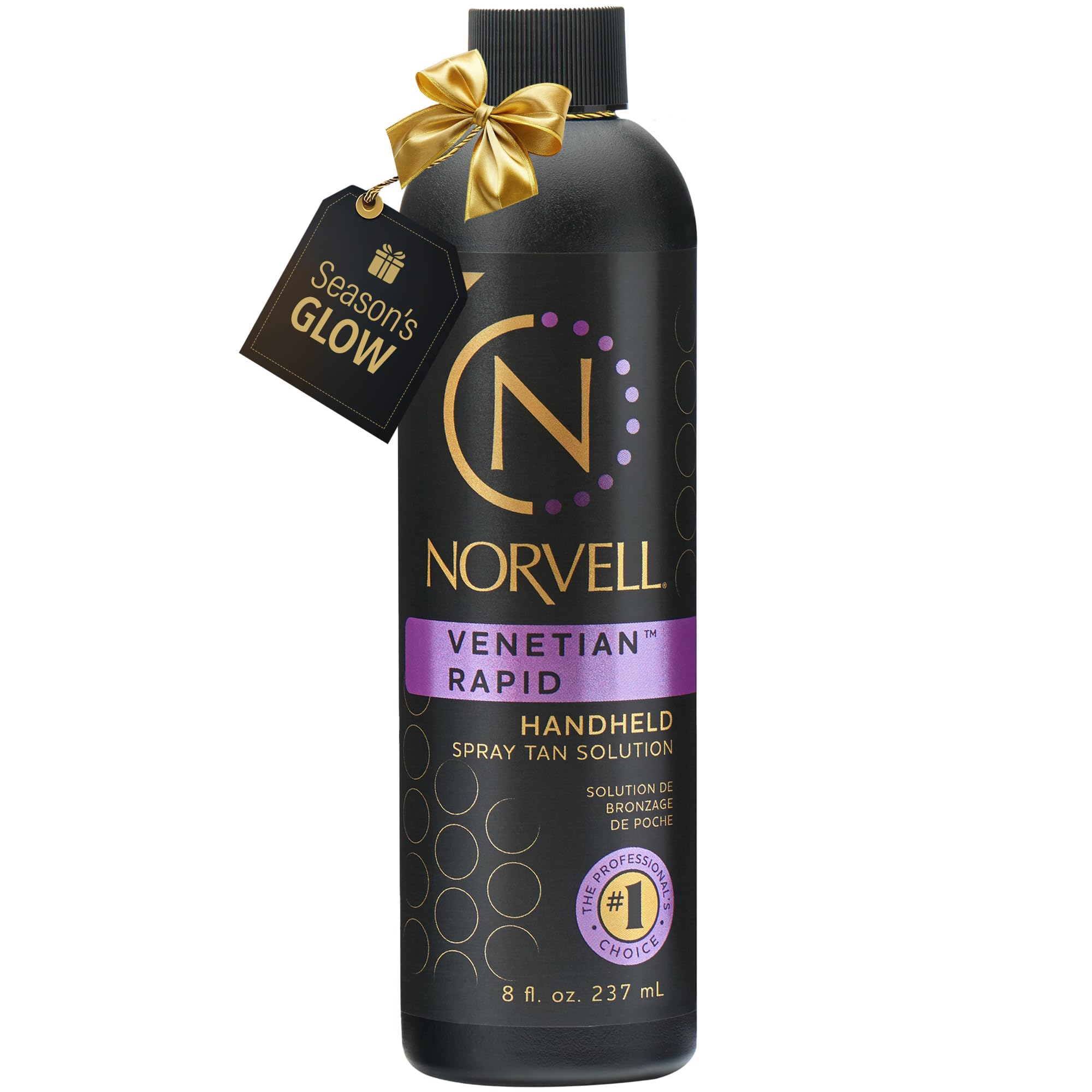 Norvell Venetian One bottle front view for ultra-fast bronze glow