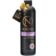 Norvell Venetian Plus bottle ready for professional spray tan application