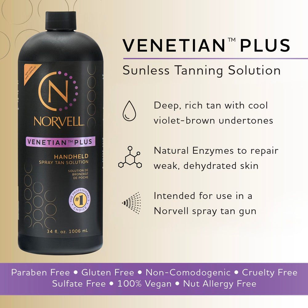 Norvell Venetian Plus spray application demonstrates streak-free coverage