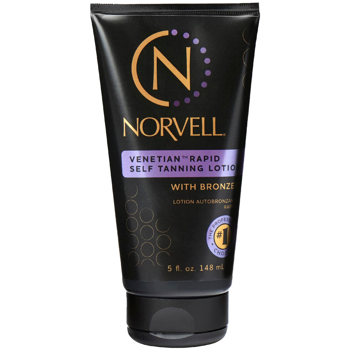 Norvell Venetian Rapid Self Tanner bottle showing professional-grade tanning formula for natural bronze glow
