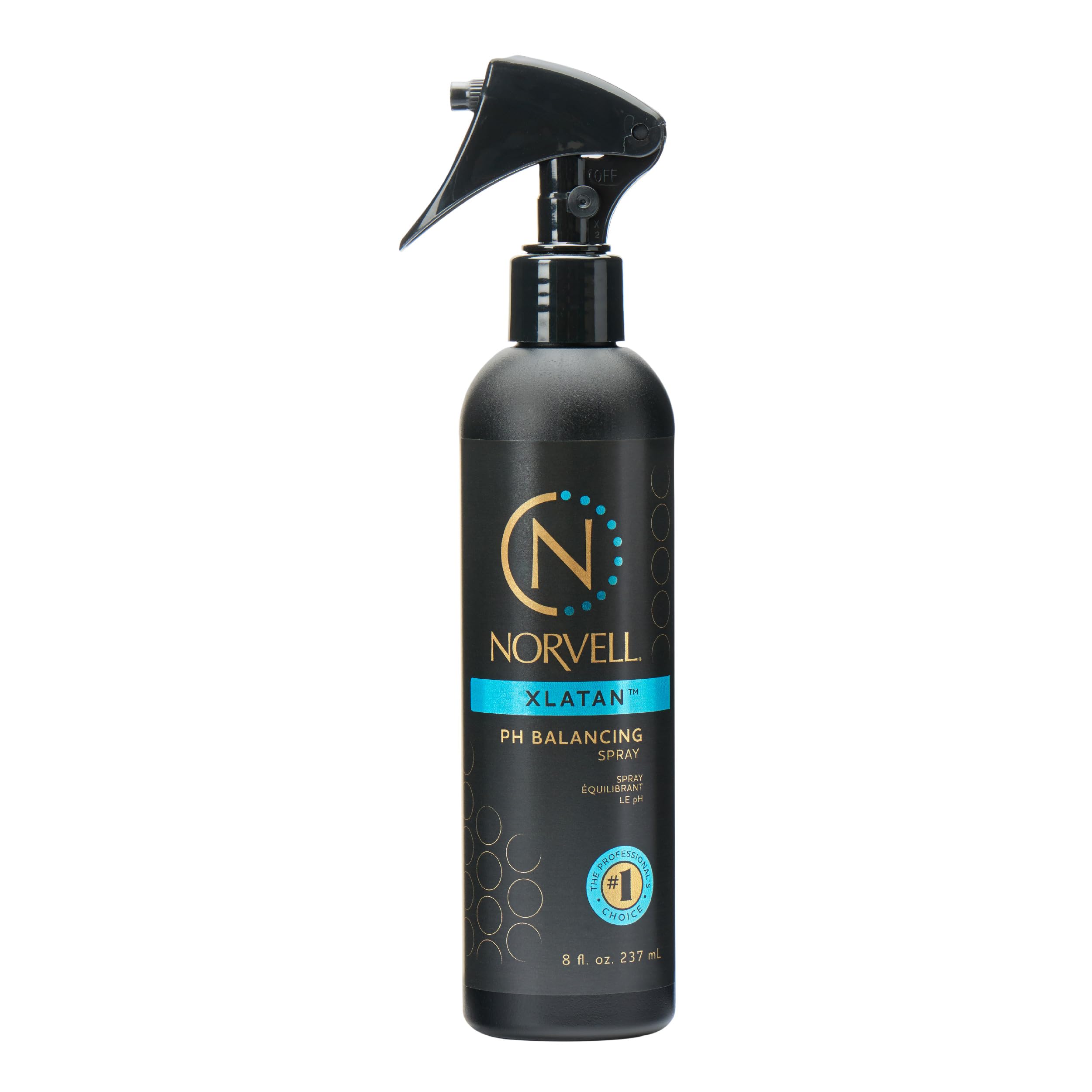 Norvell XLATAN pH-balancing spray bottle for even color development