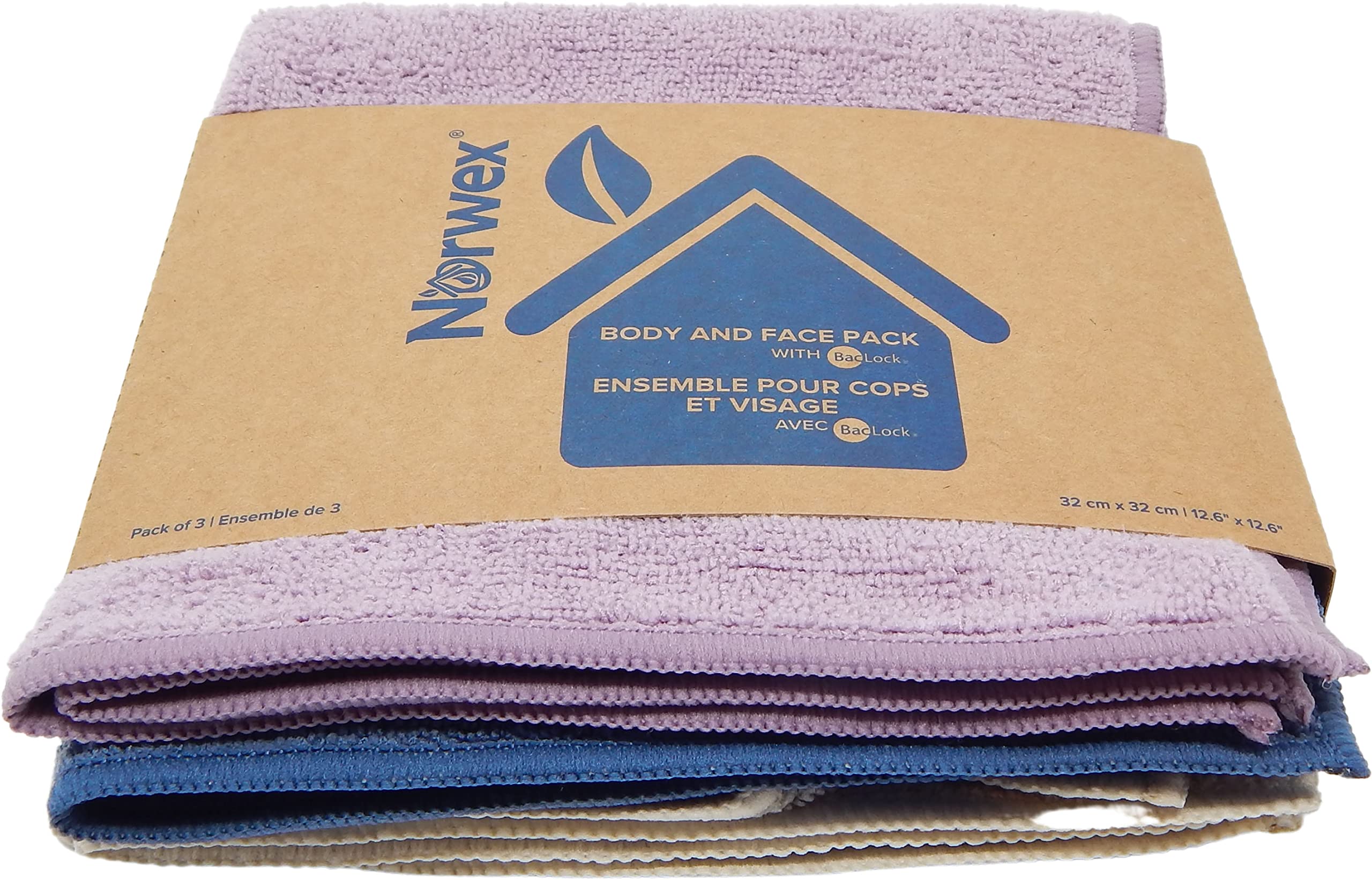 Norwex Tranquil Body Pack Vanilla cloth for gentle touch and refreshed skin after cleanse.