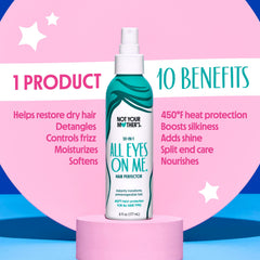 Not Your Mother's All Eyes On Me spray-on application on damp hair for detangling