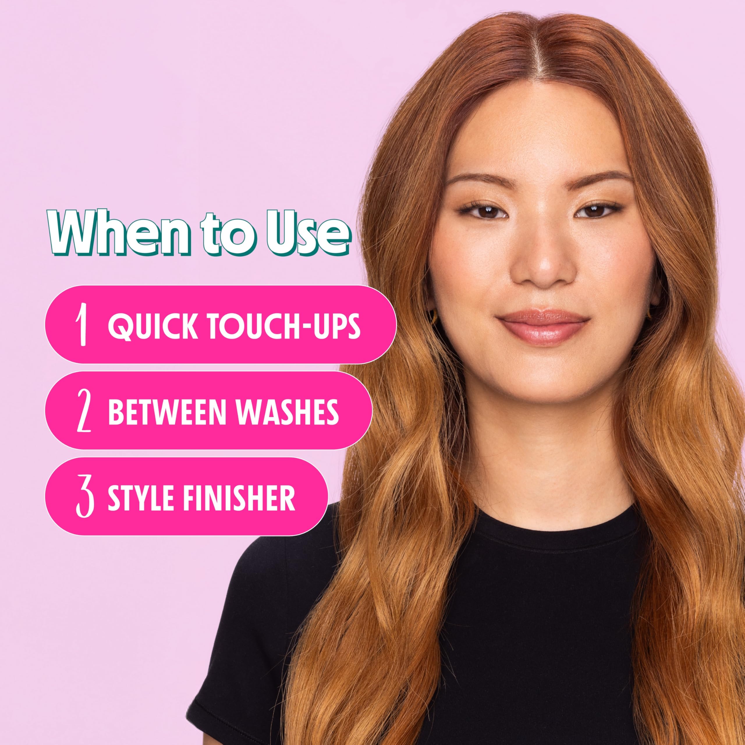 Two-pack of All Eyes On Me de-frizz spray emphasizes value and consistency