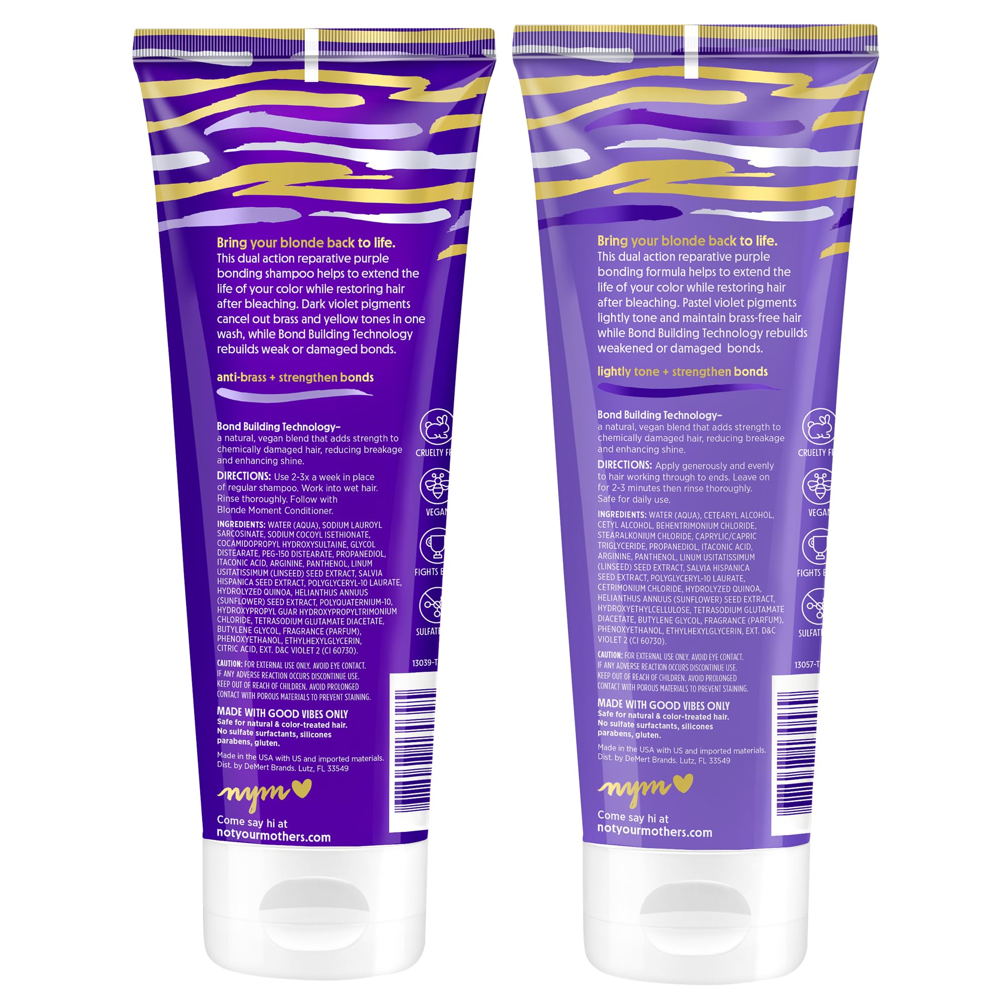 Not Your Mother's product duo in bathroom setting for daily routine.