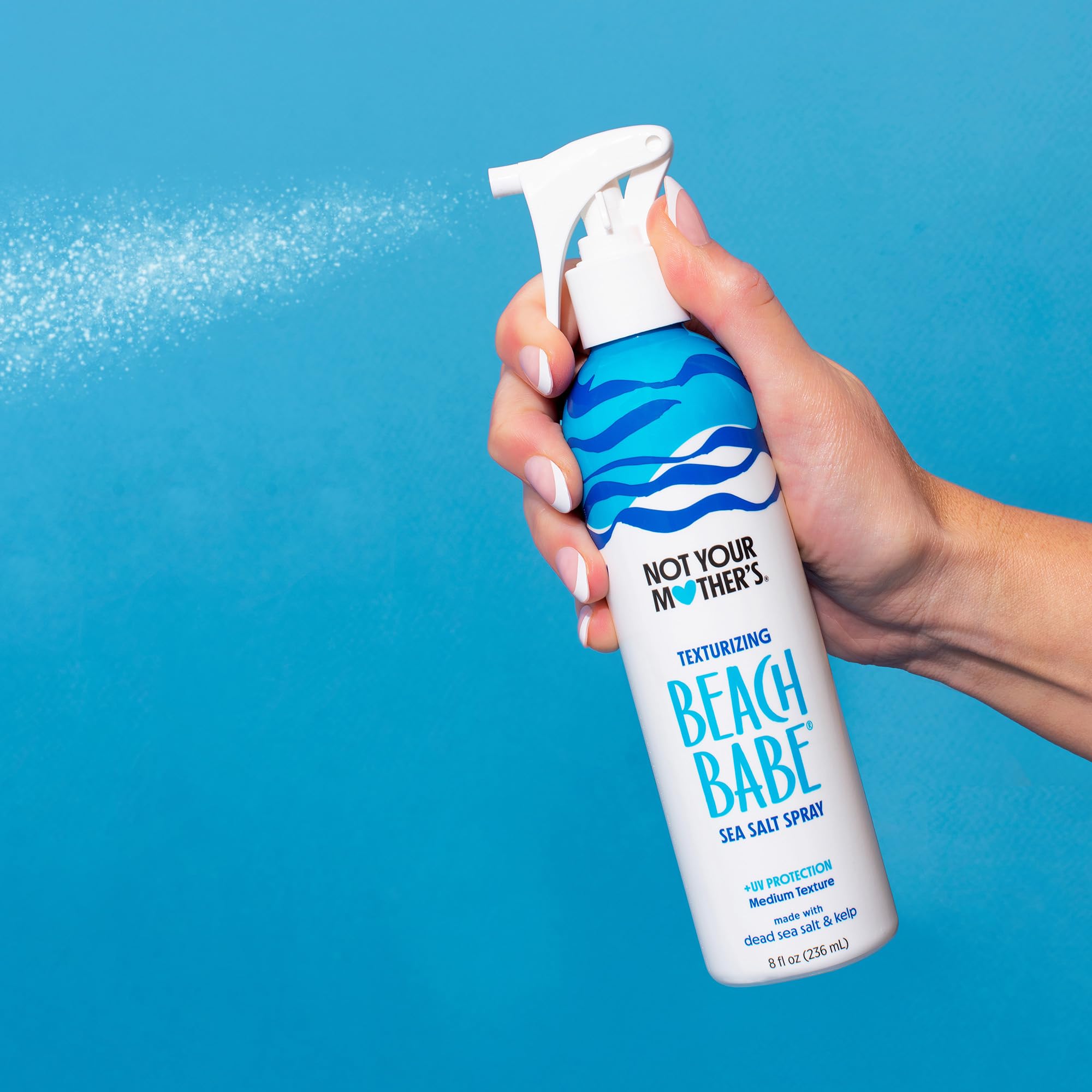 Not Your Mother's Beach Babe Beach Babe waves hair look with texture.