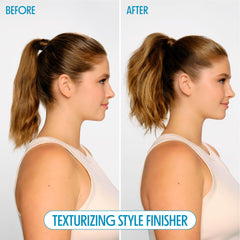 Close-up of Not Your Mother's Beach Babe on dry hair showing soft waves