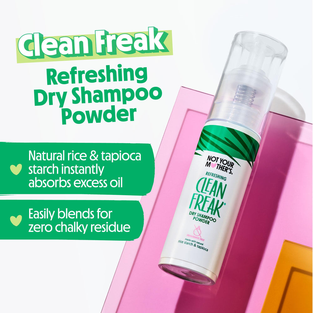 Not Your Mother's Clean Freak Dry Shampoo Powder safe for color-treated hair.