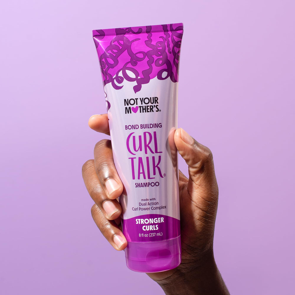 Not Your Mother's Curl Talk color-treated hair safe formula preserves color and defines curls.