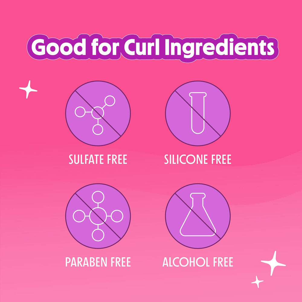 Not Your Mother's Curl Talk mousse on hair — lightweight hold and enhanced curl shape.