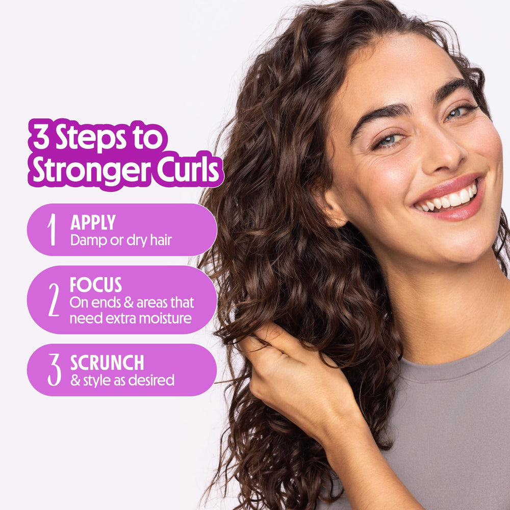 Not Your Mother's Curl Talk Strengthening Oil with Watermelon Seed Oil nourishes curls.