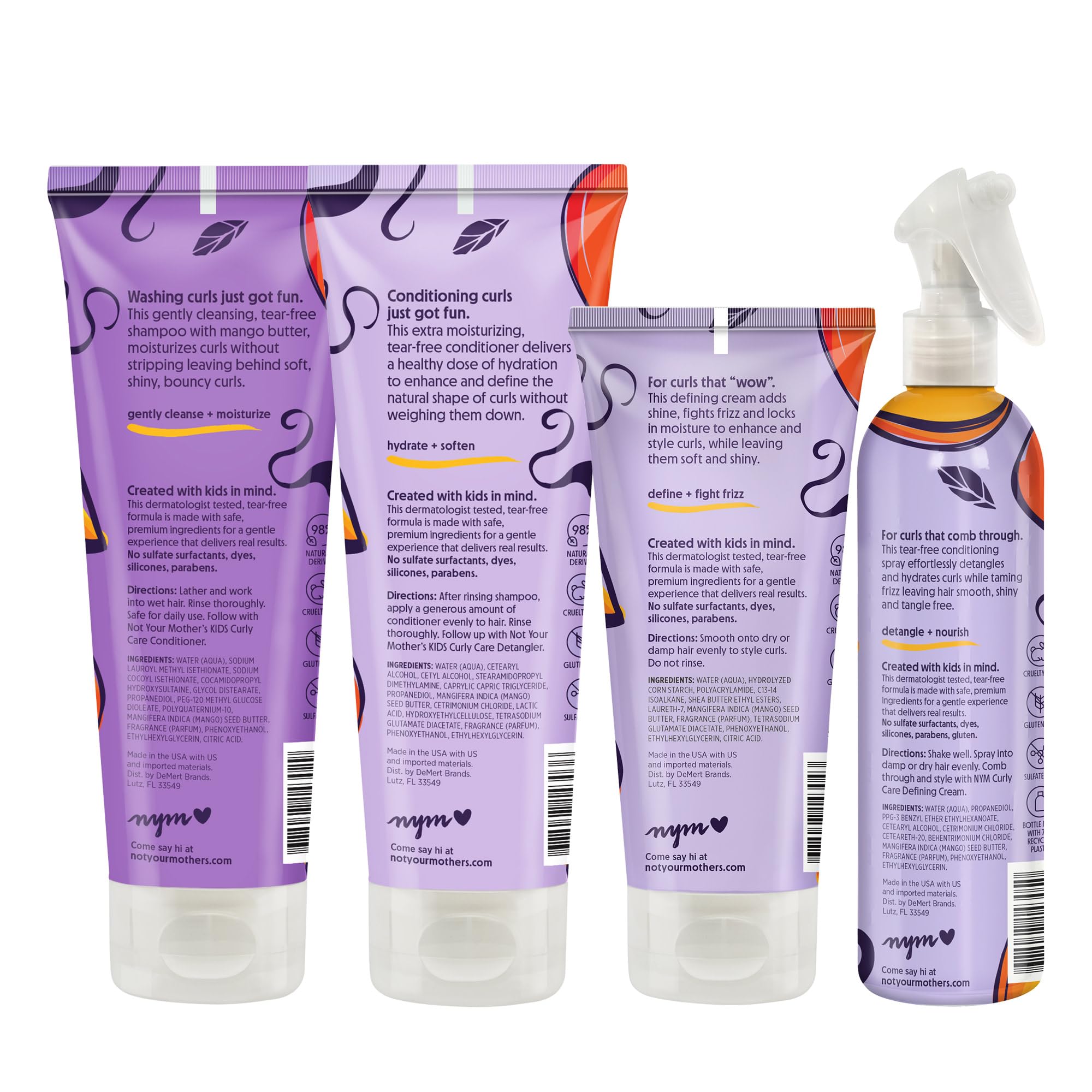Not Your Mother's Kids Curly Care for all curl types helps diverse kid curls shine