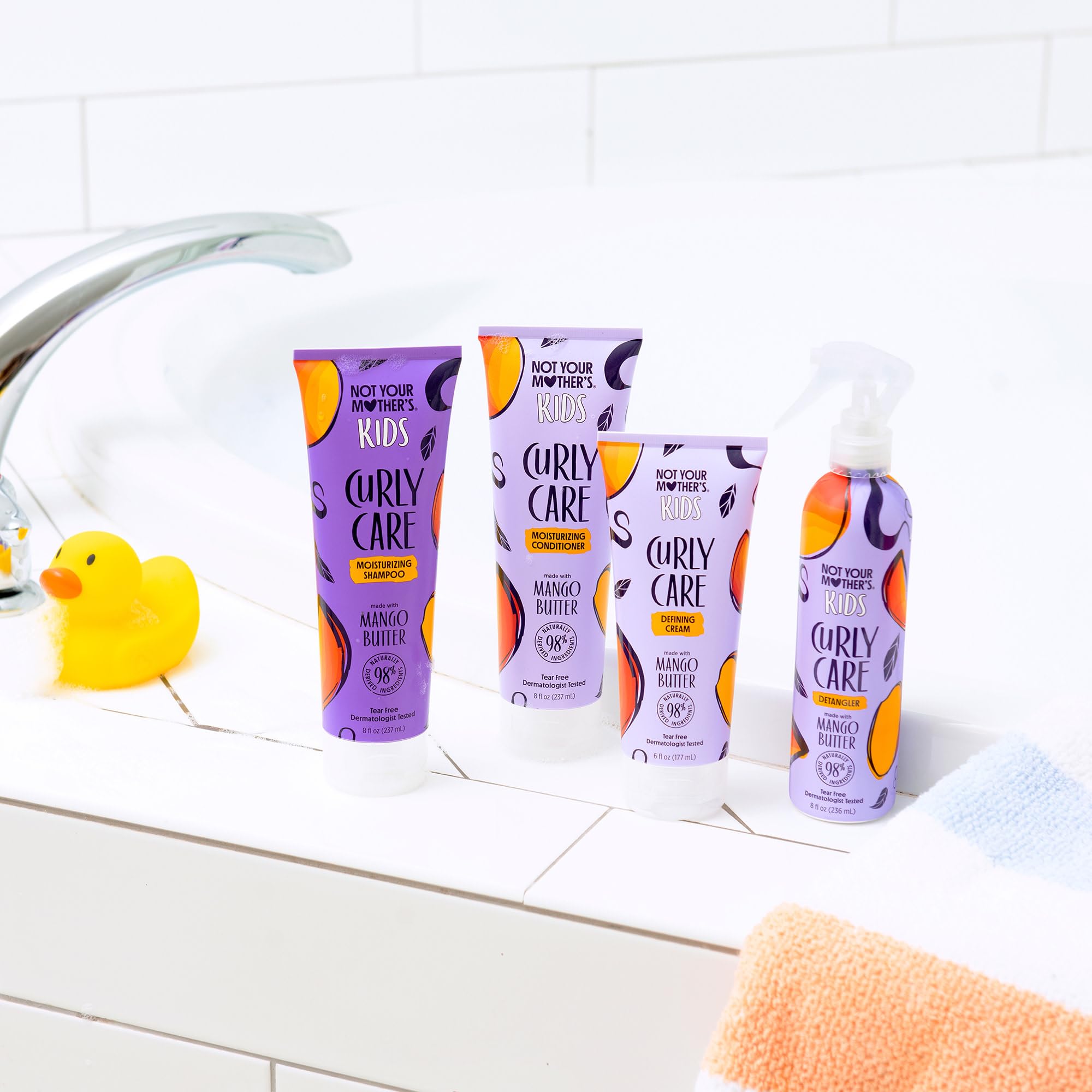 Not Your Mother's Kids Curly Care Peachy Pineapple fragrance adds kid-friendly scent