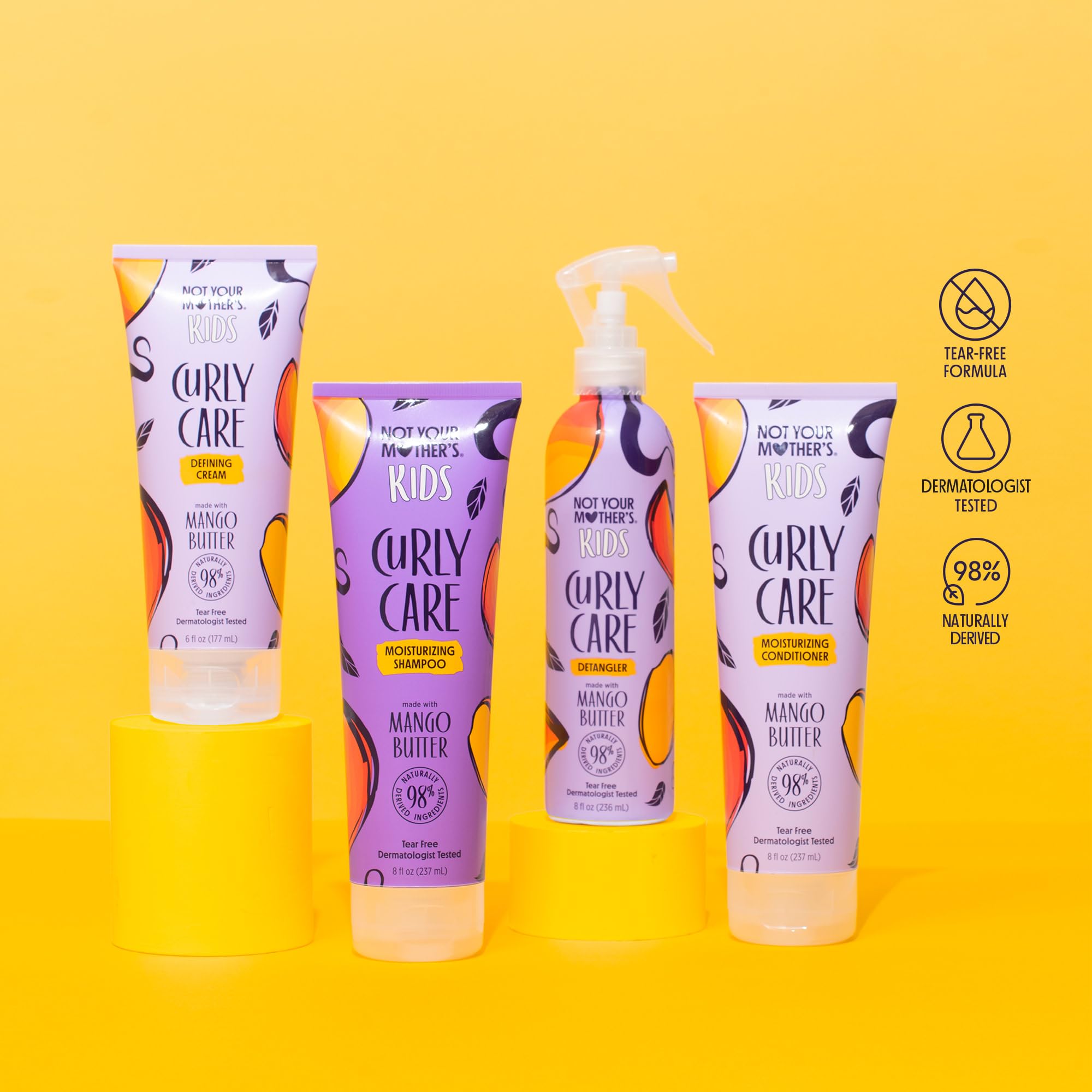 Not Your Mother's Kids Curly Care tear-free formula supports gentle cleansing for kids