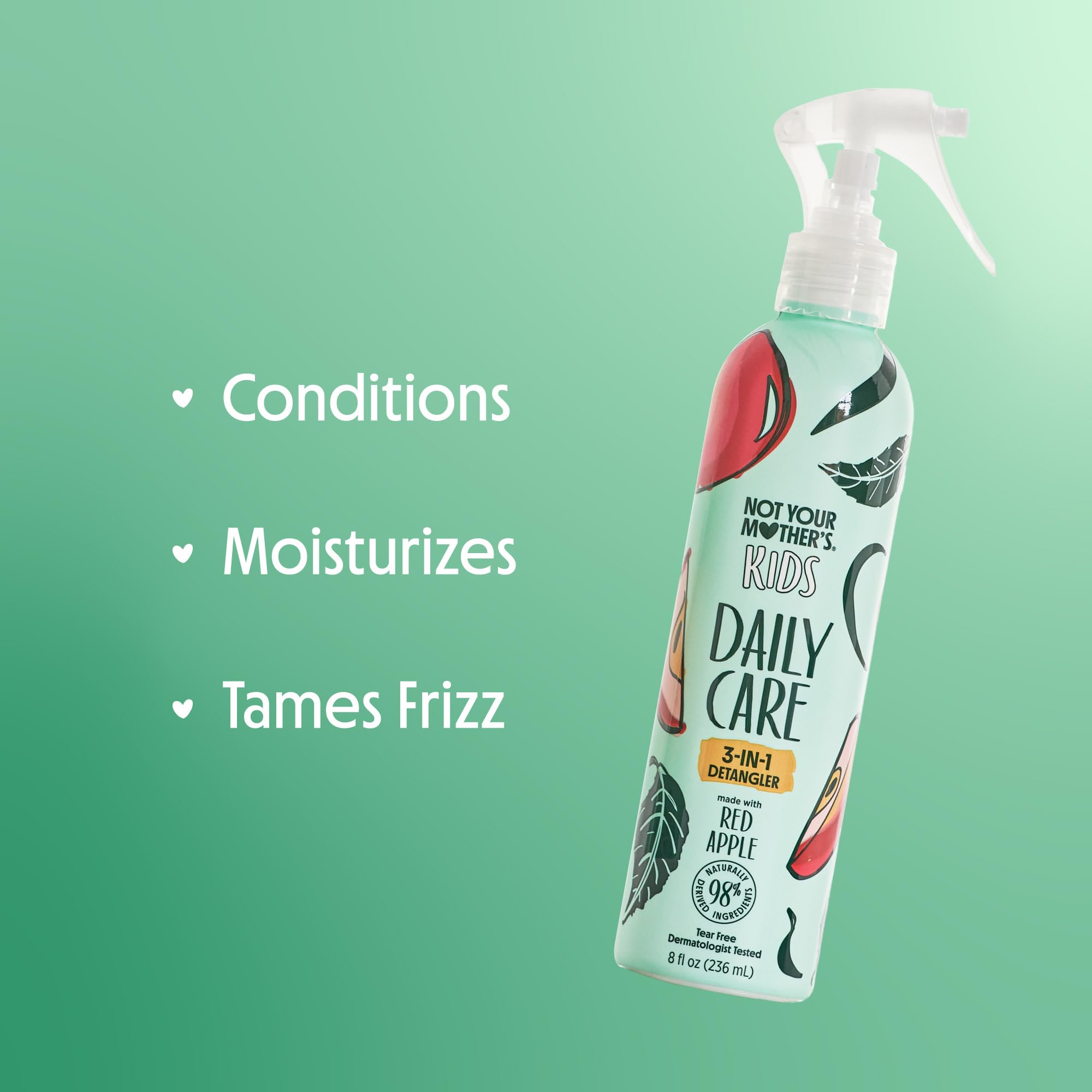 Not Your Mother's Kids Daily Care detangler spray application mist.