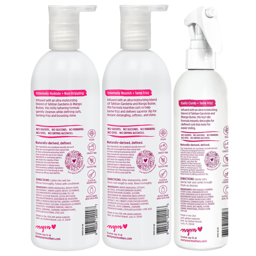 Not Your Mother's Naturals Peach Coconut fragrance during wash.