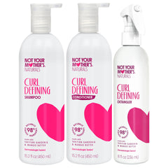 Not Your Mother's Naturals shampoo bottle with Tahitian Gardenia for defined curls.