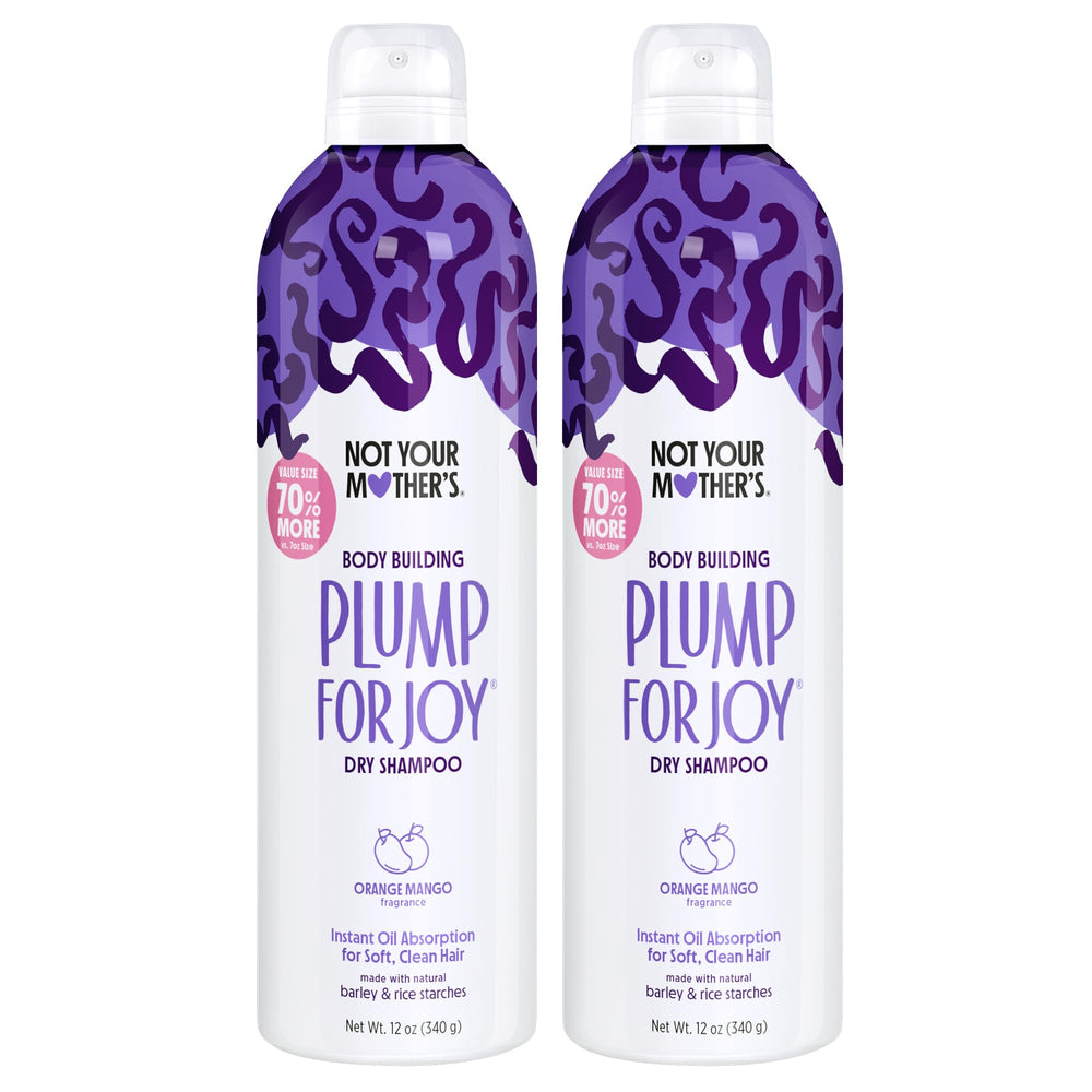 Not Your Mother's Plump for Joy 2-pack angled view; spray to roots for quick revival.