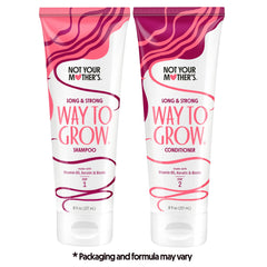 Not Your Mother's Way to Grow conditioner bottle demonstrating deep hydration for smoother hair.
