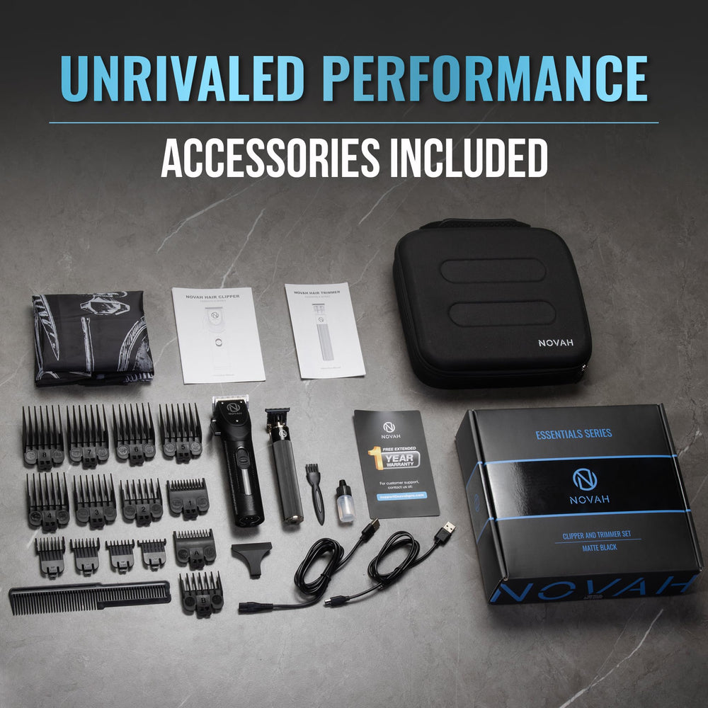 NOVAH Grooming hard storage case keeps tools organized and secure.