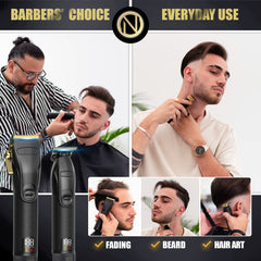 NOVAH Grooming outline-trimmer for clean edges and sharp lines on clients.