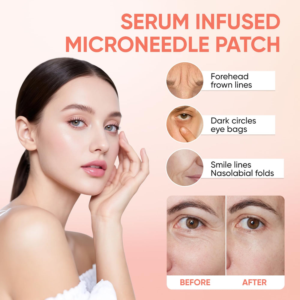 NOVALIFT MicroGlow eye patches compact packaging ideal for travel