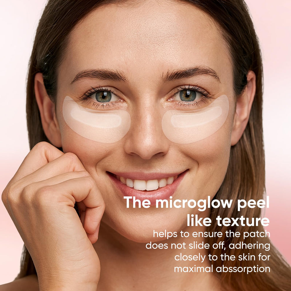 NOVALIFT MicroGlow eye patches travel-friendly packaging for quick refresh