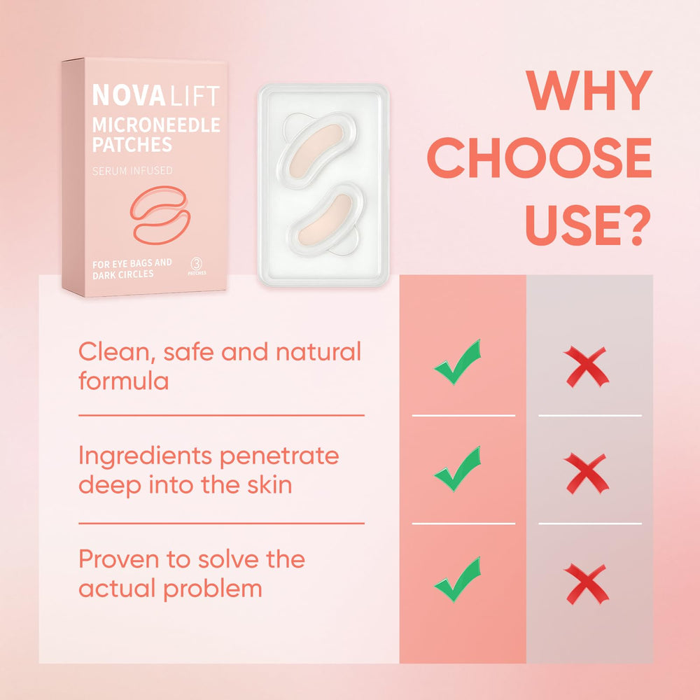 NOVALIFT MicroGlow serum dispersion close-up reveals active ingredients ready to absorb.