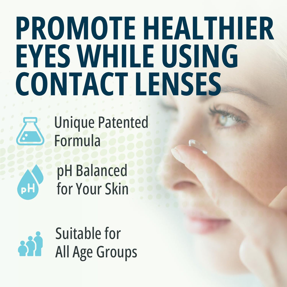 NOVEHA mist on eyelids demonstrates quick, gentle application.