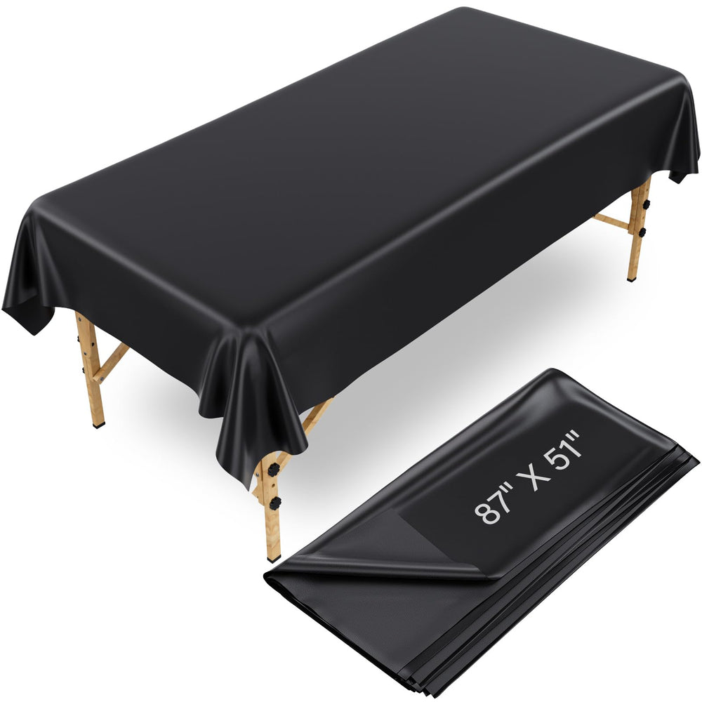 Noverlife 87x51in massage table sheet on bed, protects standard tables.