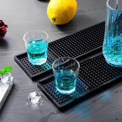 Noverlife bar mat cleanable non-absorbent surface simplifies quick cleanup after service.