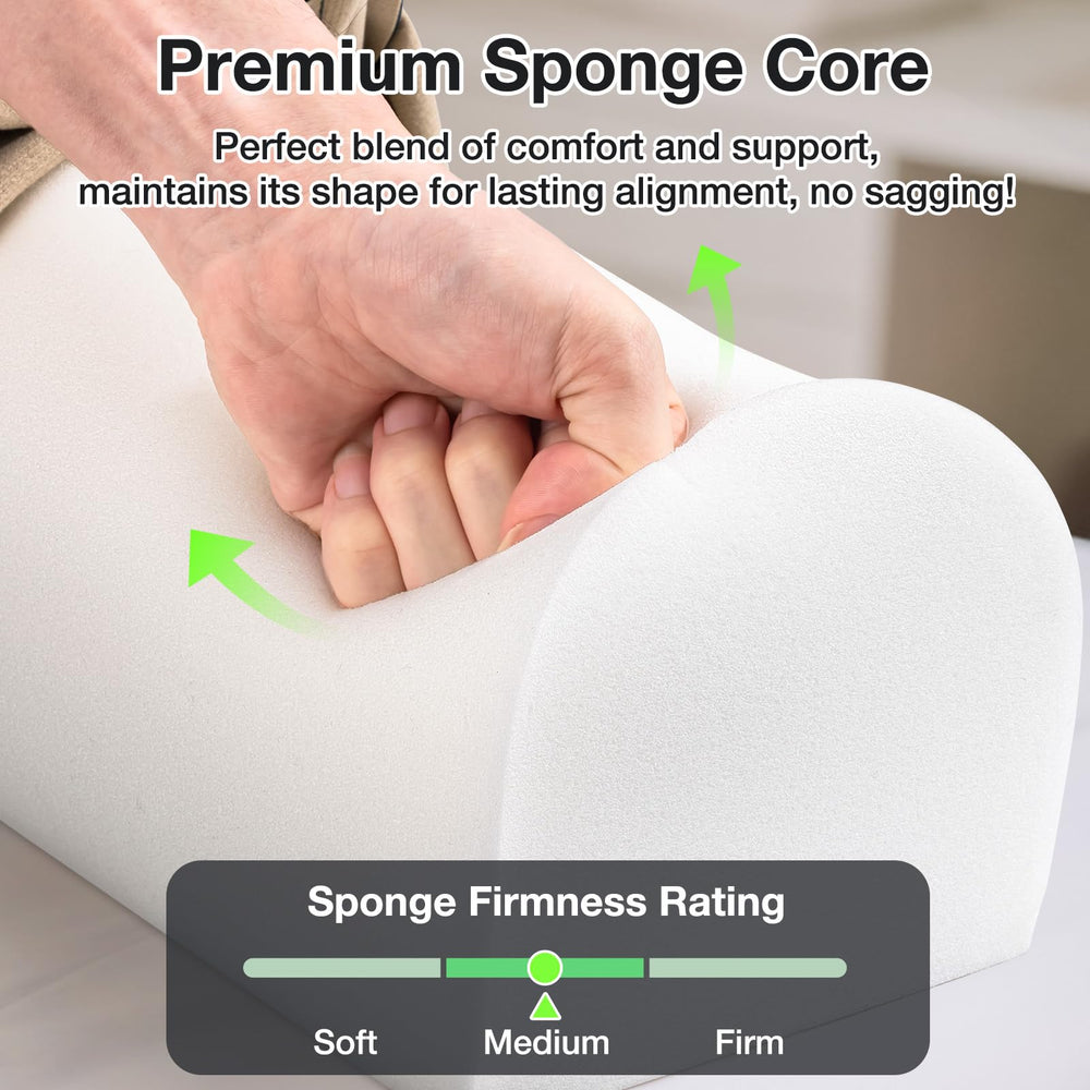 Noverlife memory-foam close-up showing quick-recovery feel.