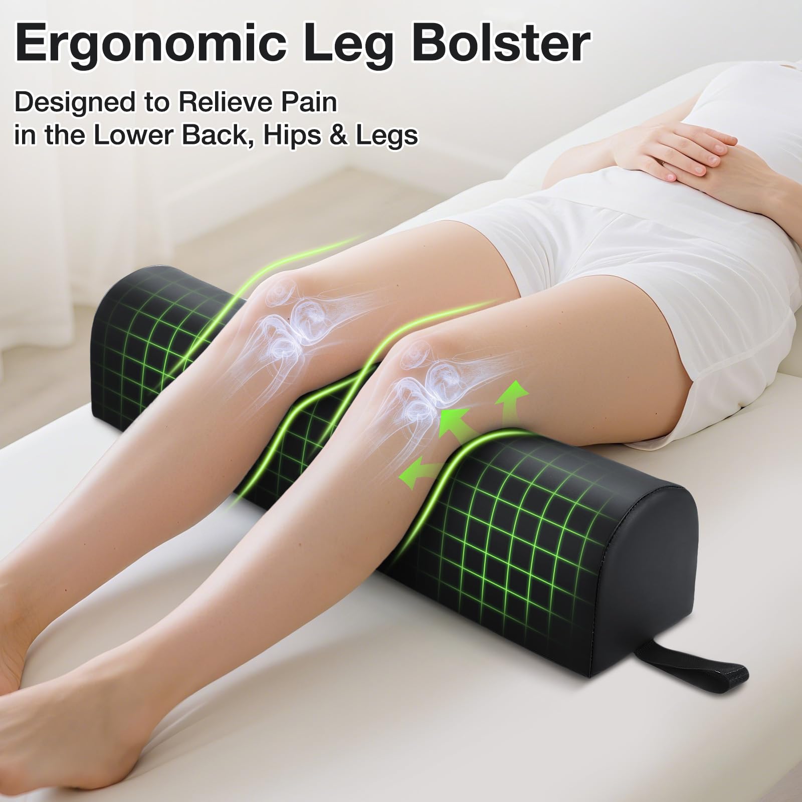 Noverlife bolster strap-handle detail highlighting easy positioning.