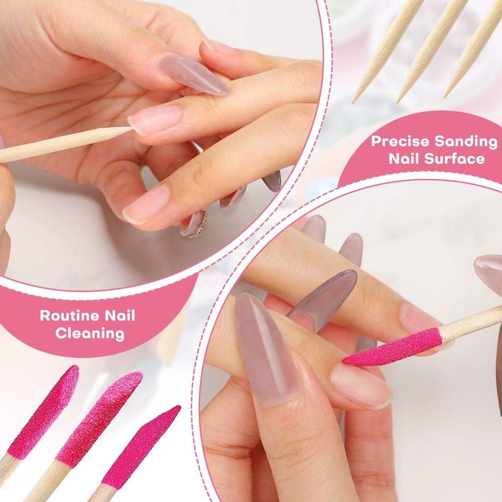 Noverlife double-headed design enables two filing textures in one stick