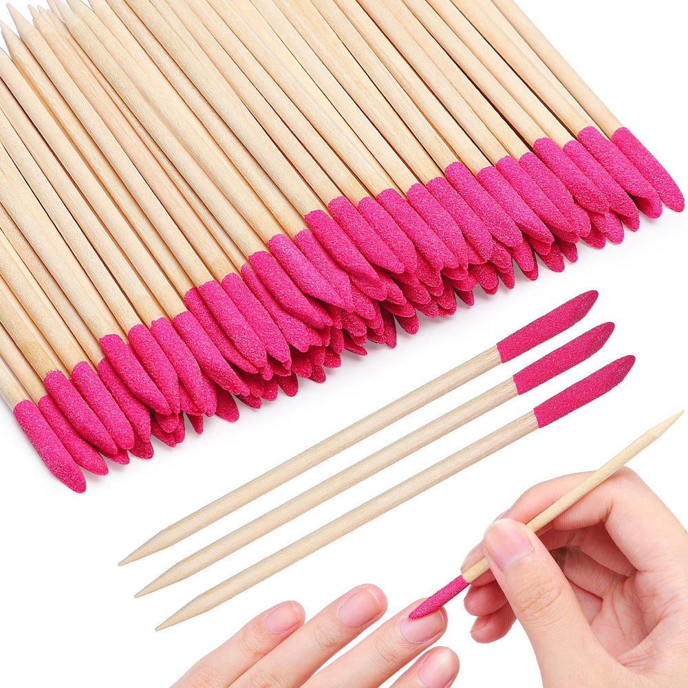 Noverlife pumice cuticle file detail showing dual textures for smoothing nails