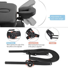 Noverlife cradle rods demonstrate quick adjustment for closer or farther face access.