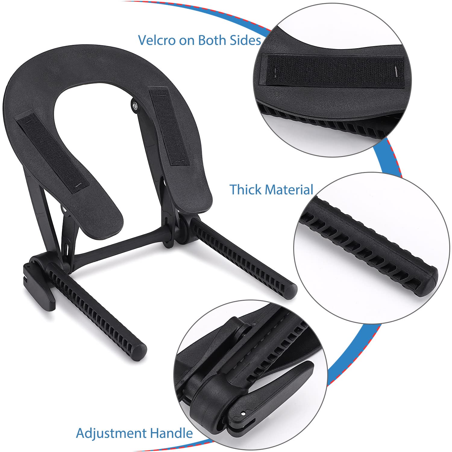 Noverlife face cradle dimensions indicate pole distance and fit.