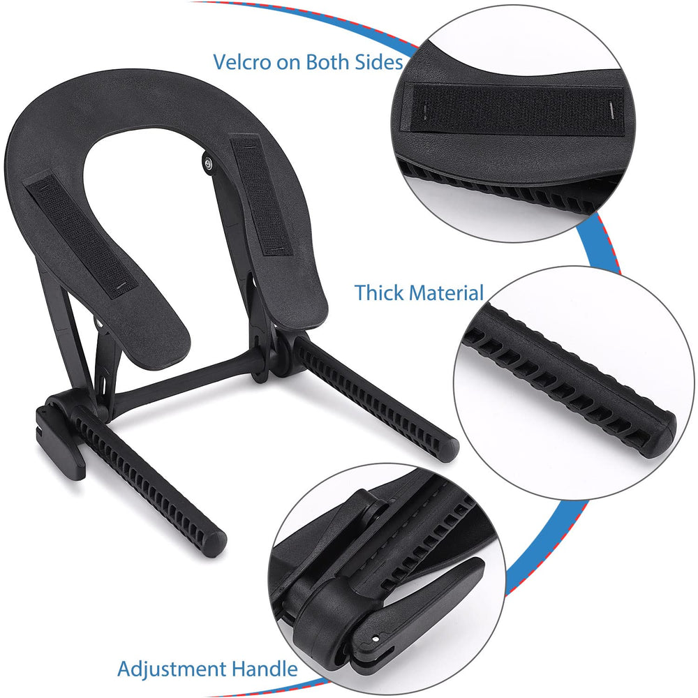 Noverlife face cradle dimensions indicate pole distance and fit.