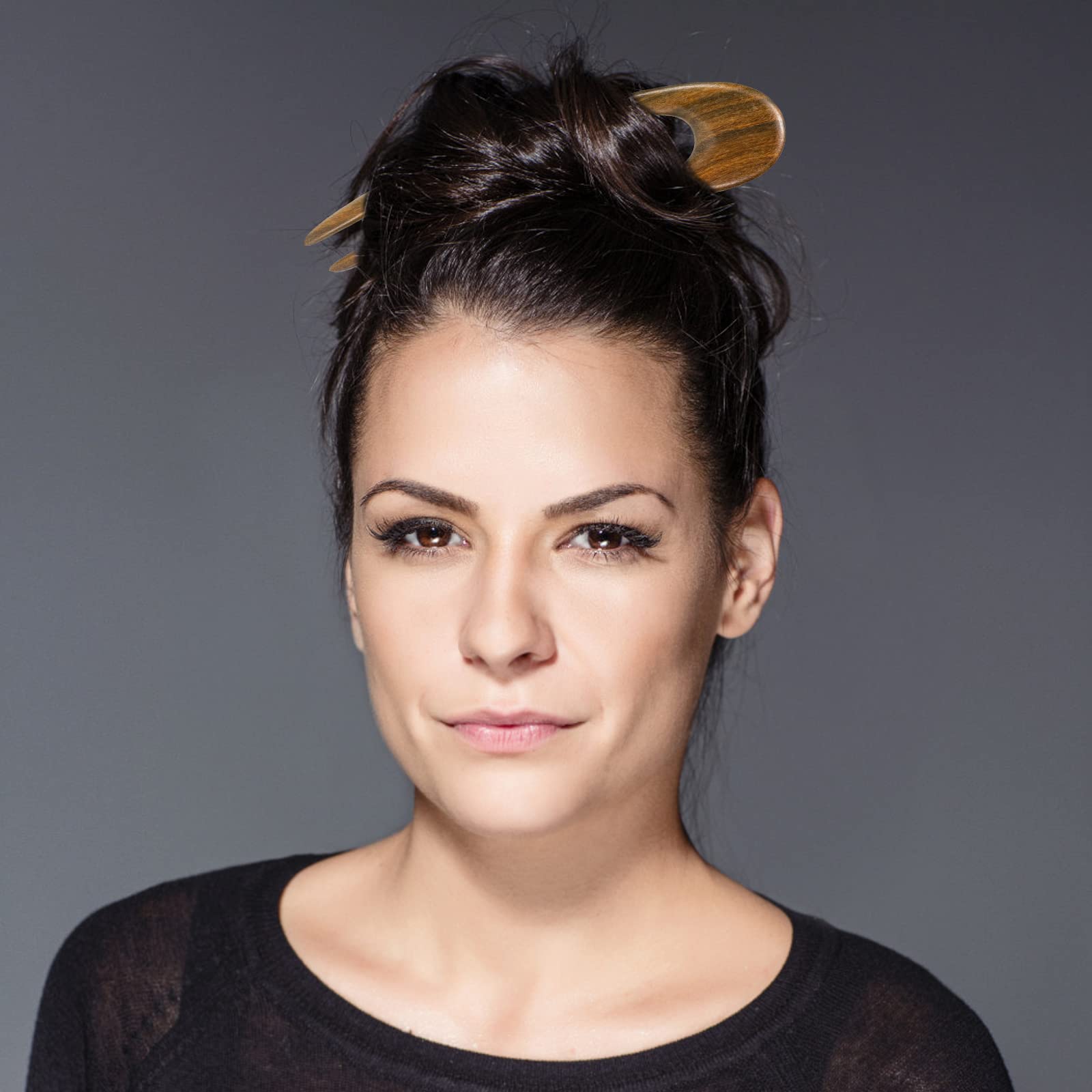 Noverlife gift-ready wood hair clip suitable for gifting and daily use.