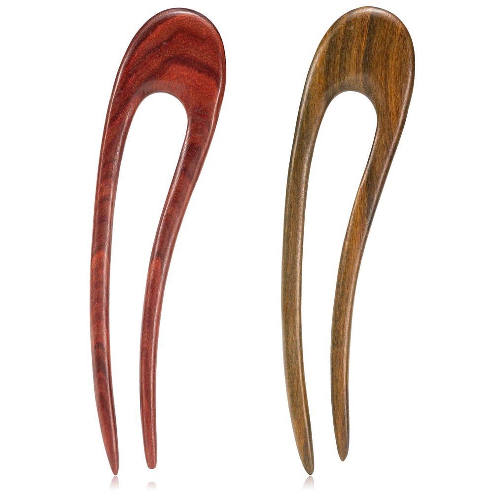 Noverlife smooth-edge wood hair accessory for quick styling.